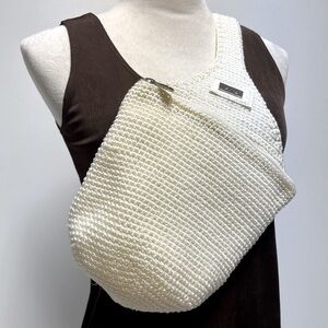 The Sak Crossbody Bag Cream White Colored